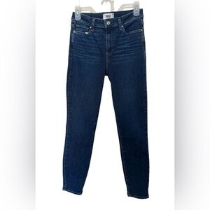 PAIGE Blue Straight Leg Jeans Timeless Design